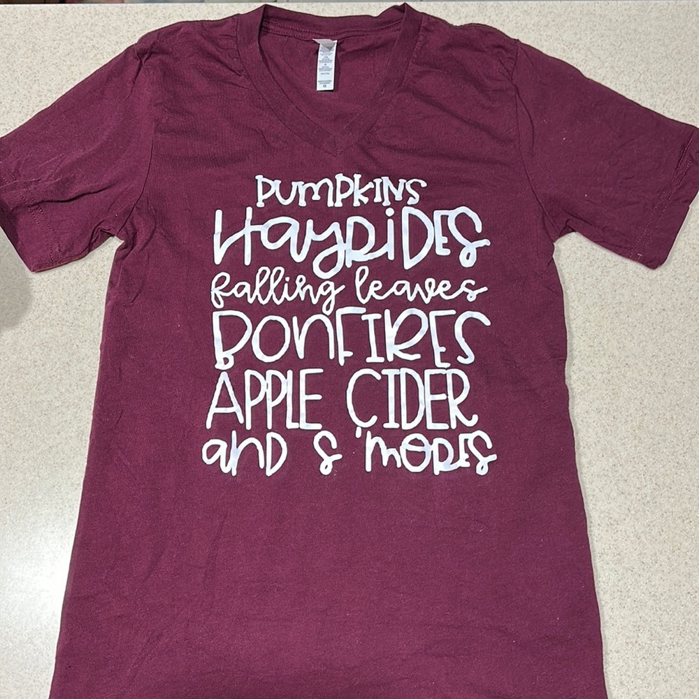 Bella Canvas fall t-shirt